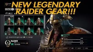 NEW LEGENDARY RAIDER GEAR!!!! (For Honor)