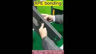 How to bond foam insert /foam end cap | PE IXPE Foam Laminating Machine | Foam welding Maachine