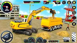 City Bridge Construction Simulator 3D 🚧 | Highway JCB Excavator Work | Android Gameplay 2025