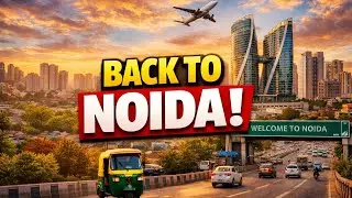 Back to Noida! This City Never Sleeps 😍#viral #dailyvlog