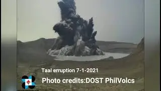 Taal Volcano Erruption 2021 #taal #erruption #taalvolcano #shortsvideo #shorts 