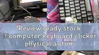 Review ready stock ✈computer keyboard clicker physical automatic random click game auxiliary WOW Wa