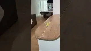 Wooden Surfboard Countertop. Jupiter Florida