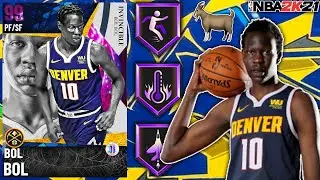 THERE'S A NEW GOAT IN NBA 2K21 MyTEAM... INVINCIBLE BOL BOL GAMEPLAY! THIS CARD SHOULD BE ILLEGAL!