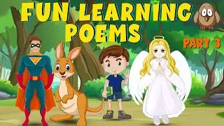 Fun Learning Poems - Part 3 | English Poems For Kids & Children | #catrackkidstv
