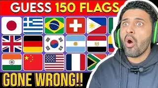 Guess 150 Flags In 3 Seconds GONE WRONG!