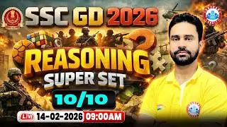 SSC GD Reasoning Classes 2026 | SSC GD Reasoning Super Set 10 | SSC GD Reasoning By Rahul Sir