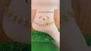 ✨Beautiful golden payal/Gold payal design 2023#viral #payaldesigns #youtubeshorts #shorts