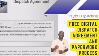 Free Digital Dispatch Agreement and Paperwork Process (40% Off)#Freightdispatching