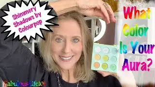 What Color Is Your Aura?  Shimmery Shadows By Colourpop (Reviewing Aura & Out Palette)