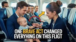 An AMAZING Revelation: Timid Woman's UNEXPECTED Act TRANSFORMS Crying Billionaire Baby's Flight!
