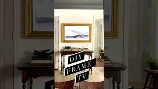 DIY Frame TV! ✨📺 #diy #frametvhack #diyprojects #shorts