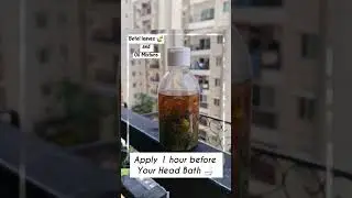 Betel leaves 🍃 and Oil Mixture