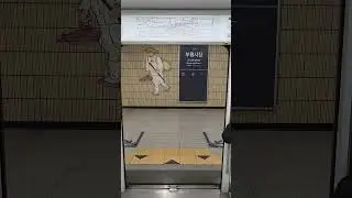 Incheon Metro Train Doors Closing