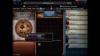Shadow Achievement on cookie clicker! (I was visiting my old bakery&rsquo;s progress then I saw this)