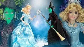Elphaba & Glinda Barbie dolls from the Musical WICKED (Review)