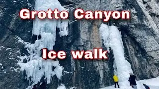 Grotto Canyon Ice Walk // Winter Hiking Adventure
