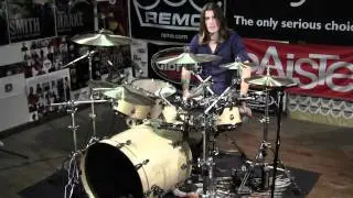 Greenbrier Ludwig EPIC Funk Maple/Birch- Natural 6pc Drum Solo/Demo, Sabian HHX Legacy Cymbal Set