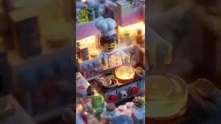 Manusia lego sedang memasak!! #lego #legocooking #legomemasak
