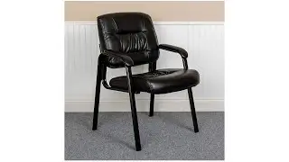 Flash Furniture Black Leather Soft Antimicrobial