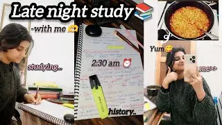 Couldn't sleep, so I studied at 2:30 AM... 🌙 | Late Night Study Vlog | Riya Singh|
