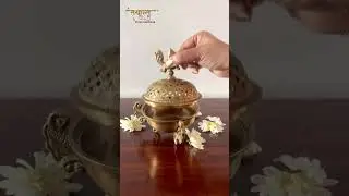 brass dhoop dani  #poojaessentials #poojaitems #devotionalvibes