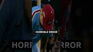 The Phillies' season ended after this horrible mistake. #mlb #baseball #mlbmexico #phillies
