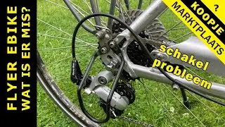 Flyer ebike met defecte Nexave RD-C351 - deel 2: aandrijflijn repareren en conus FH-IM70 vervangen.