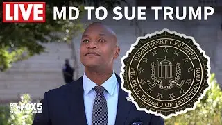 LIVE: Maryland leaders to sue Trump over cancellation of FBI HQ in Greenbelt | FOX 5 DC