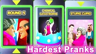 Scary Teacher 3D - Top 3 Hardest pranks Tani control