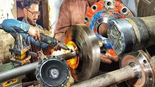 The mechanic showed great skill || No one in the world has ever repaired an axle like this ||