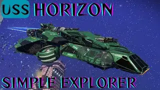 Simple Explorer Corvette Build | USS HORIZON (NMS)