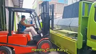 Kirim barang pipa steel conduit ((HCK)) ke pasuruan G 36 #conduithck #conduitfiting #bongkarmuatan
