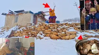 ه A Mother vs Frozen Death | Nomadi Woman Fighting Snow & Ice to Save Her Child