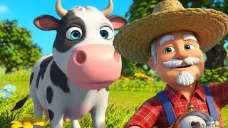 Old MacDonald Had a Farm | Kids Learning Animals & Farm Life 🐎🐄