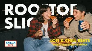 Rooftop Slice. City Lights & Late Pizza Moments. | 90s Flash Lofi & Chill Beats for Study & Work