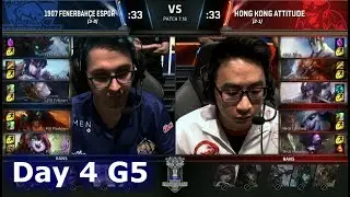 1907 Fenerbah&ccedil;e vs Hong Kong Attitude | Day 4 of S7 LoL Worlds 2017 Play-in Stage | FB vs HKA G2