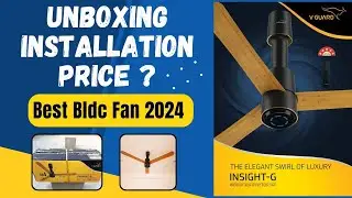 Обзор и распаковка вентилятора V-Guard Insight G! Лучший потолочный вентилятор BLDC 2024 года