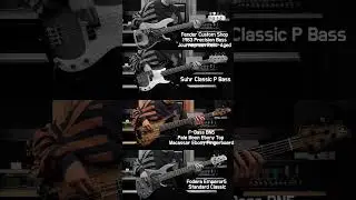 Fender vs Suhr vs F-Bass vs Fodera  I Queen-another one bites the dust