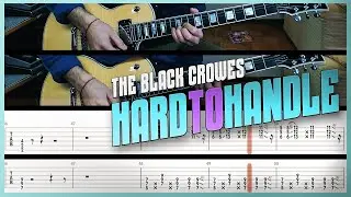 Hard to handle | The Black Crowes | Guitar cover and live tabs