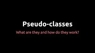 CSS - Pseudo-classes