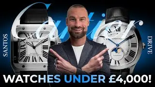 THESE Luxury Watches Are Under £4,000? Cartier Santos 100 & Cartier Drive Moonphase