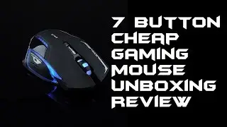 Cheap Luminous Gaming Mouse 2400 DPI unboxing and review