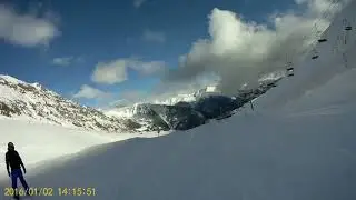 Esquiando en Vallnord, Andorra.