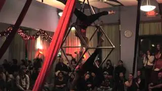 Vertical Fitness Dallas Jingle Bell Bash 2012 - Aerial Cube