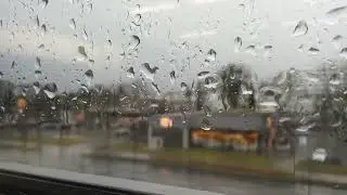 Window View Rain | Relaxing Ambience Music| Peaceful Moments.