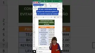 C&oacute;mo ajustar el texto en celdas de Excel! #excel #mexico #miami #exceltips #exceltutorial #peru