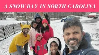 Two Days Snow in NC - Our Fun Vlog In the Snow - Teddy's First Snow - Snow Sliding - Yummy Lunch