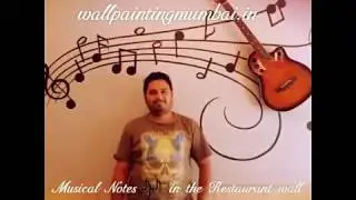 Restaurant Wall Painting Idea for Musical Theme in Mumbai