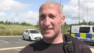Heavy police presence as group meet to protest cuts to local hospital